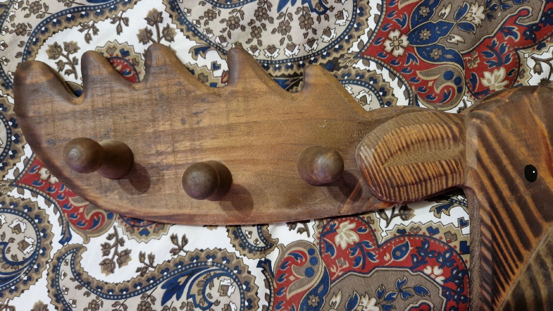 Guardaroba: Originelle Elch Garderobe aus Holz – Usato da Oberengstringen venduto da Sheera7 3