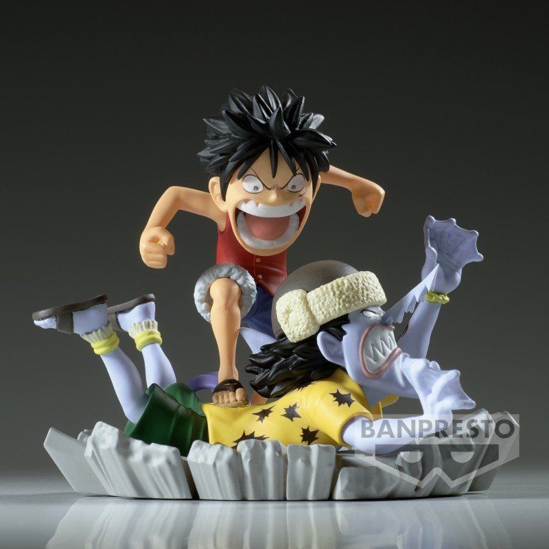 Bandai Statuette: ONE PIECE - WCF Log Stories - Monkey D. Luffy - (VS Arlong) – Nuovo e nell'imballaggio originale da St-Imier venduto da ATTAKSHOP 7