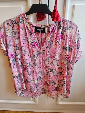 The Kooples Paris Pink Bluse, kurzarm Grösse 3, 40-44