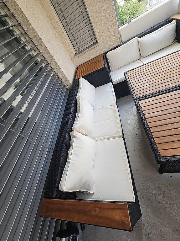Set de table et chaises: Rattan Lounge MELBOURNE komplett – D'occasion à Rotkreuz par lorehadar 4