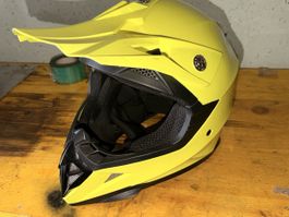 Motocross Helm gelb schwarz Grösse YL guter Zustand