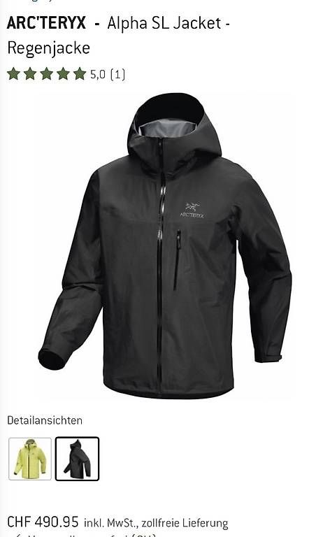 Arcteryx Giacche: NEUE Arcteryx Jacke – Usato da Basel venduto da sor_8stw 4