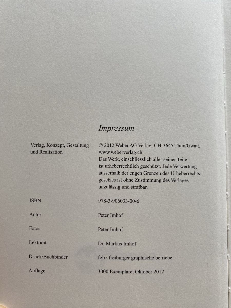 Libri: Senseflüe - Peter Imhof  – Usato da Schwarzenburg venduto da Michellu 5