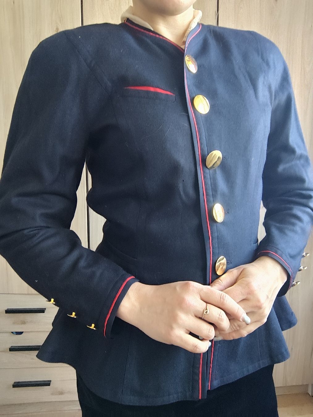 Vestes: DEFEKT Vintage TH Braun Wool Blend Jacket – Défectueux à Mägenwil par VintageGirly 5