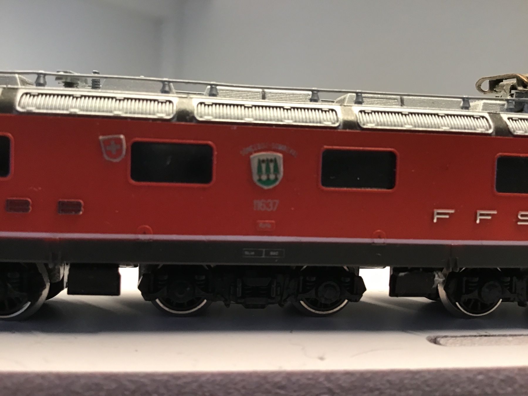 Kato Modellini di ferrovie: Kato N 2 mal re 6/6 ohne Puffer – Usato da Männedorf venduto da Spezial-Modelle 2