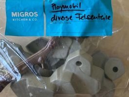 Playmobil Felsenteile verschiedene Steine