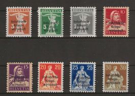 1918 : Serie IKW Ausgaben Nr. 9 - 15 * - KP 240.--