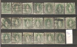 Stehende Helvetia  50 Rp. 20x feinst gest.