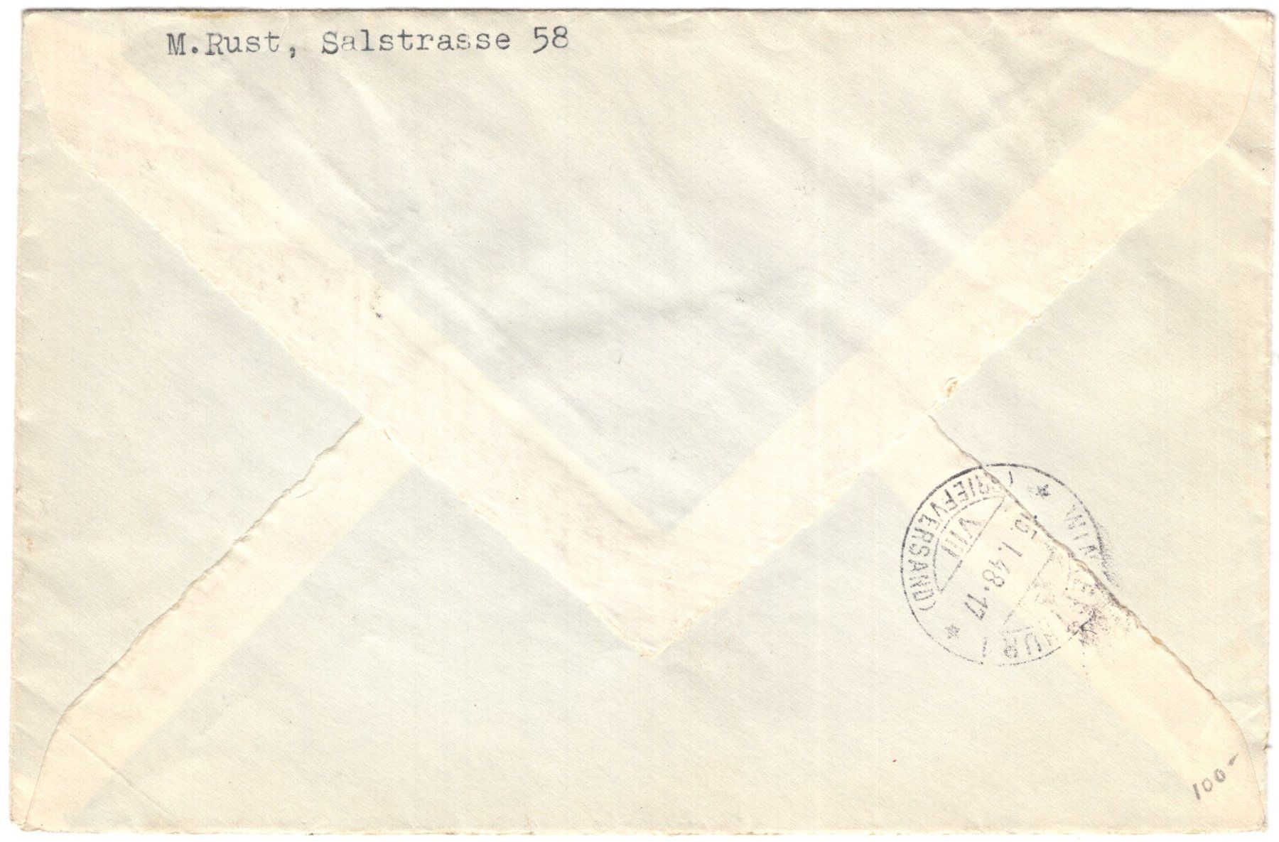 Tutti i francobolli: Chargé FDC der Olympischen Winterspiele in St. Moritz 1948 – Usato da Eglisau venduto da Chperfins 1