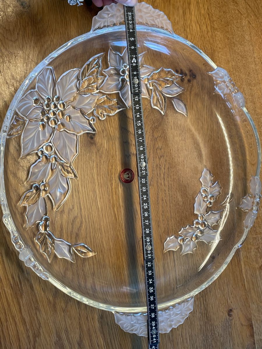 Walther Glas Piatti di portata: Walther-Glas Platzteller Platte Schale neuwertig – Nuovo (secondo la descrizione) da Niederbüren venduto da poschti 4