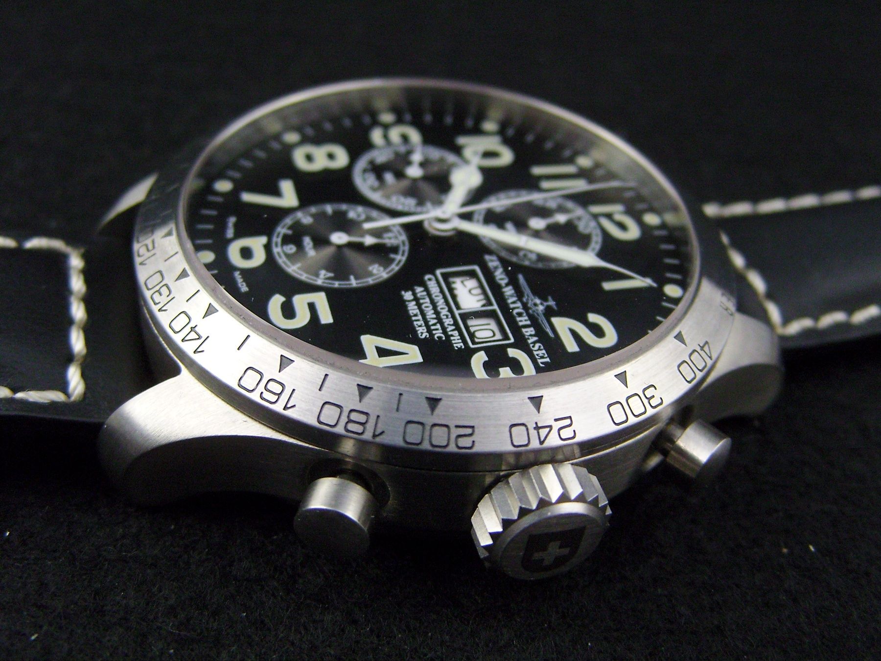 Zeno Orologi: Neuer Oversized Pilot Tachymeter Chrono Day-Date/ Automatik – Nuovo e nell'imballaggio originale da Mels venduto da niezie2002 6
