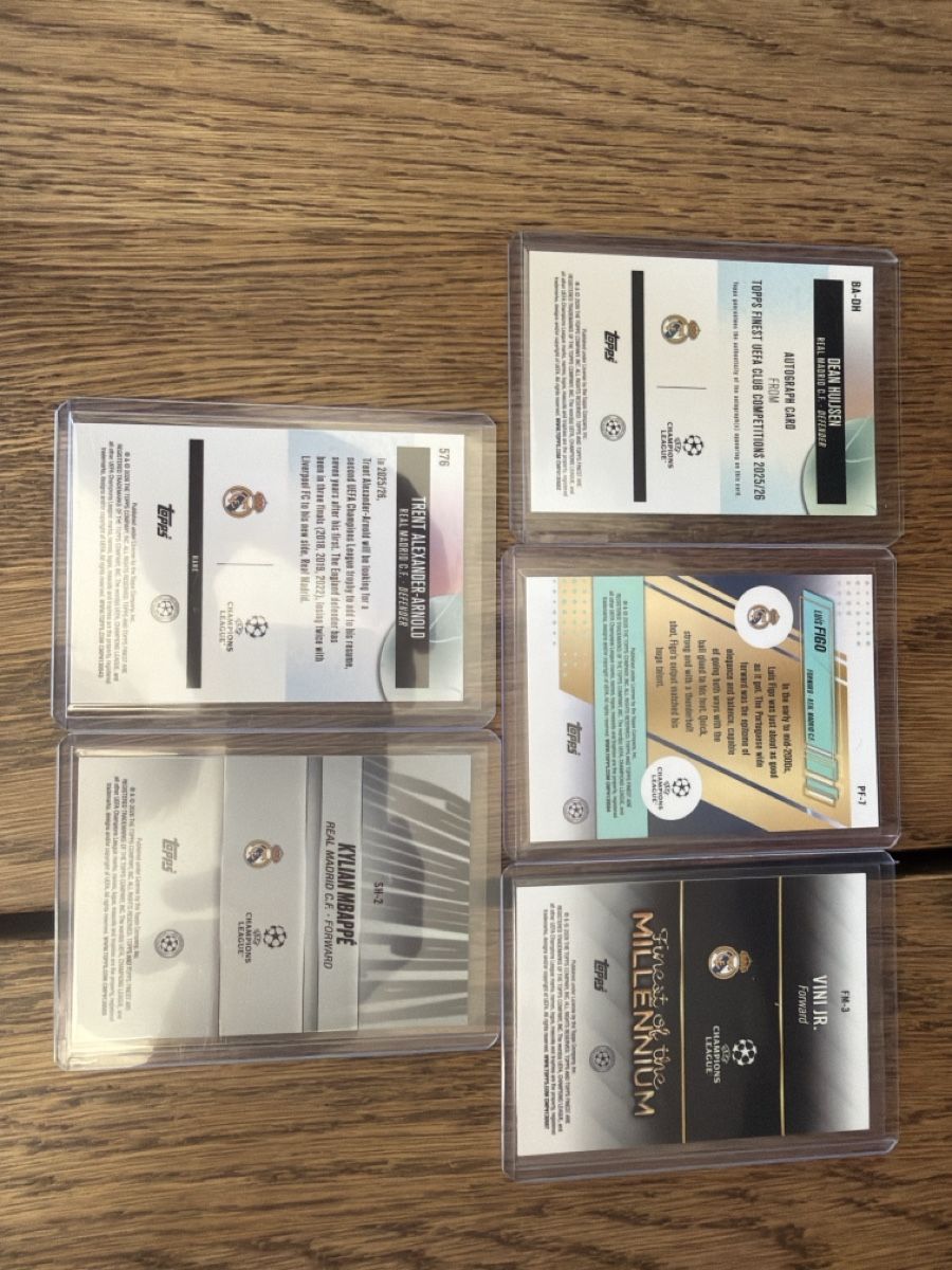 Topps Carte collezionabili: Real Madrid - Numbered, Auto & Inserts Topps Finest UCC – Usato da Praz (Vully) venduto da ShoreCards 1