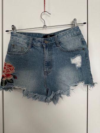Damen Jeansshort Gr. 36 von Missguided