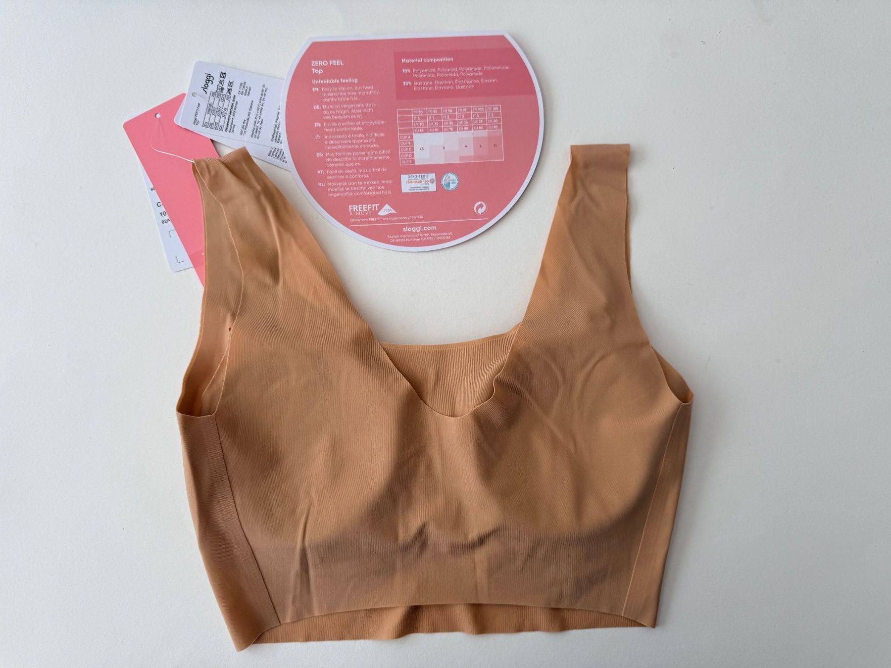 Sloggi Altra biancheria intima: SLOGGI, Top ZERO FEEL, Grösse XS, Farbe Hellbraun – Nuovo e nell'imballaggio originale da Rudolfstetten venduto da gst_g7xl 3