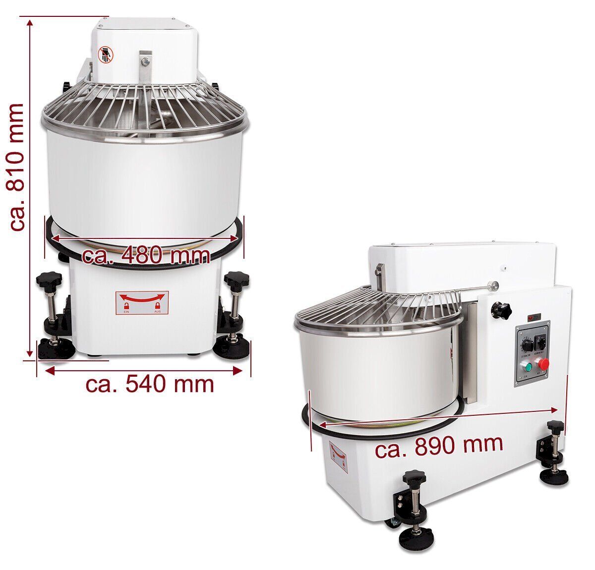 Elettrodomestici da cucina: Beeketal BTK40 Gastro Spiralkneter – Nuovo e nell'imballaggio originale da Bottighofen venduto da zaap 8
