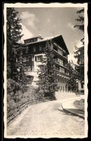AK Arosa, Villa Dr. Gähwyler mit Auffahrt