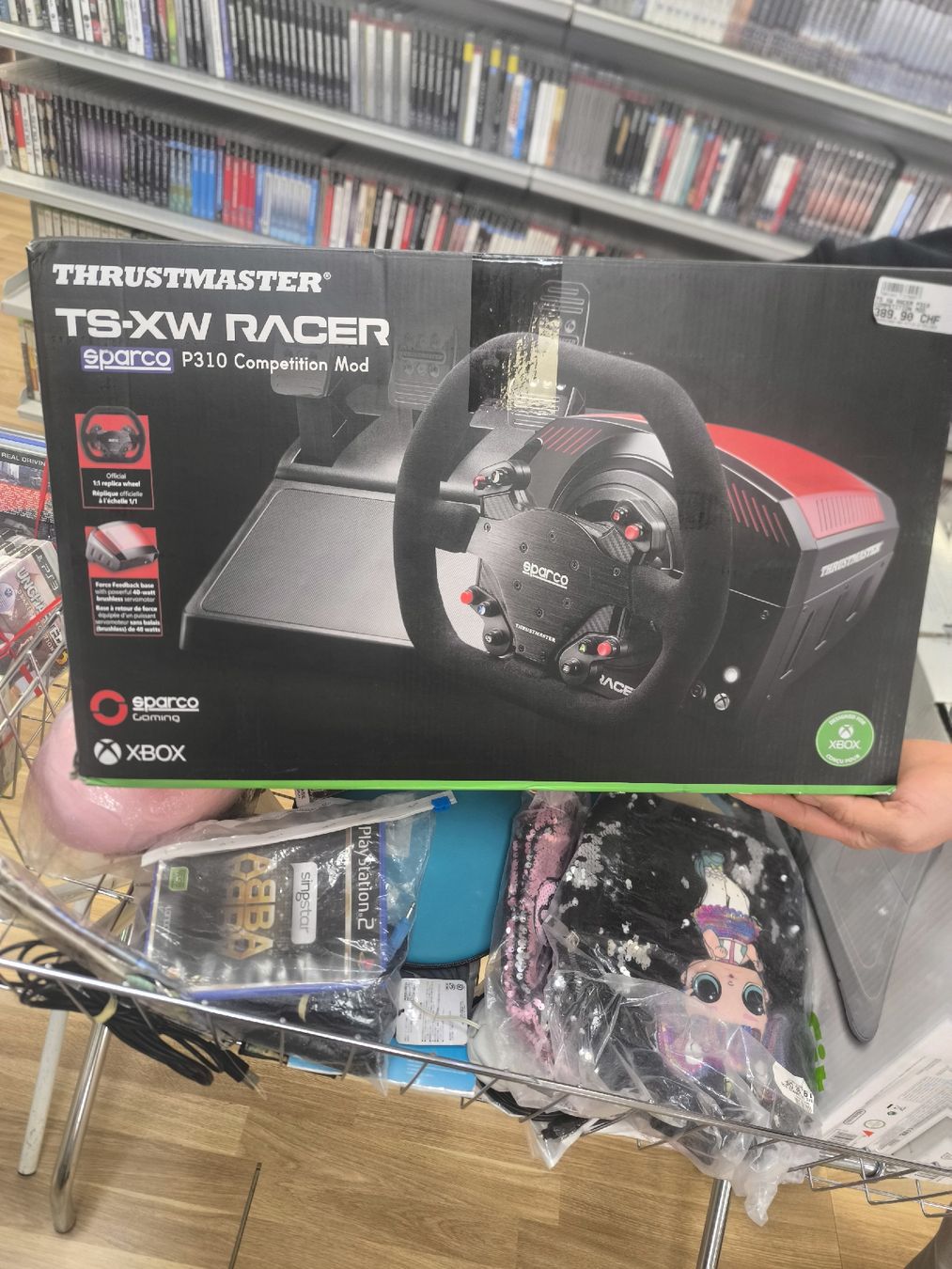 Thrustmaster Controller: SimRacing thrustmaster TS-XV race volant Sparco P-310 comp – Usato da Vuippens venduto da edo_z2cj 7