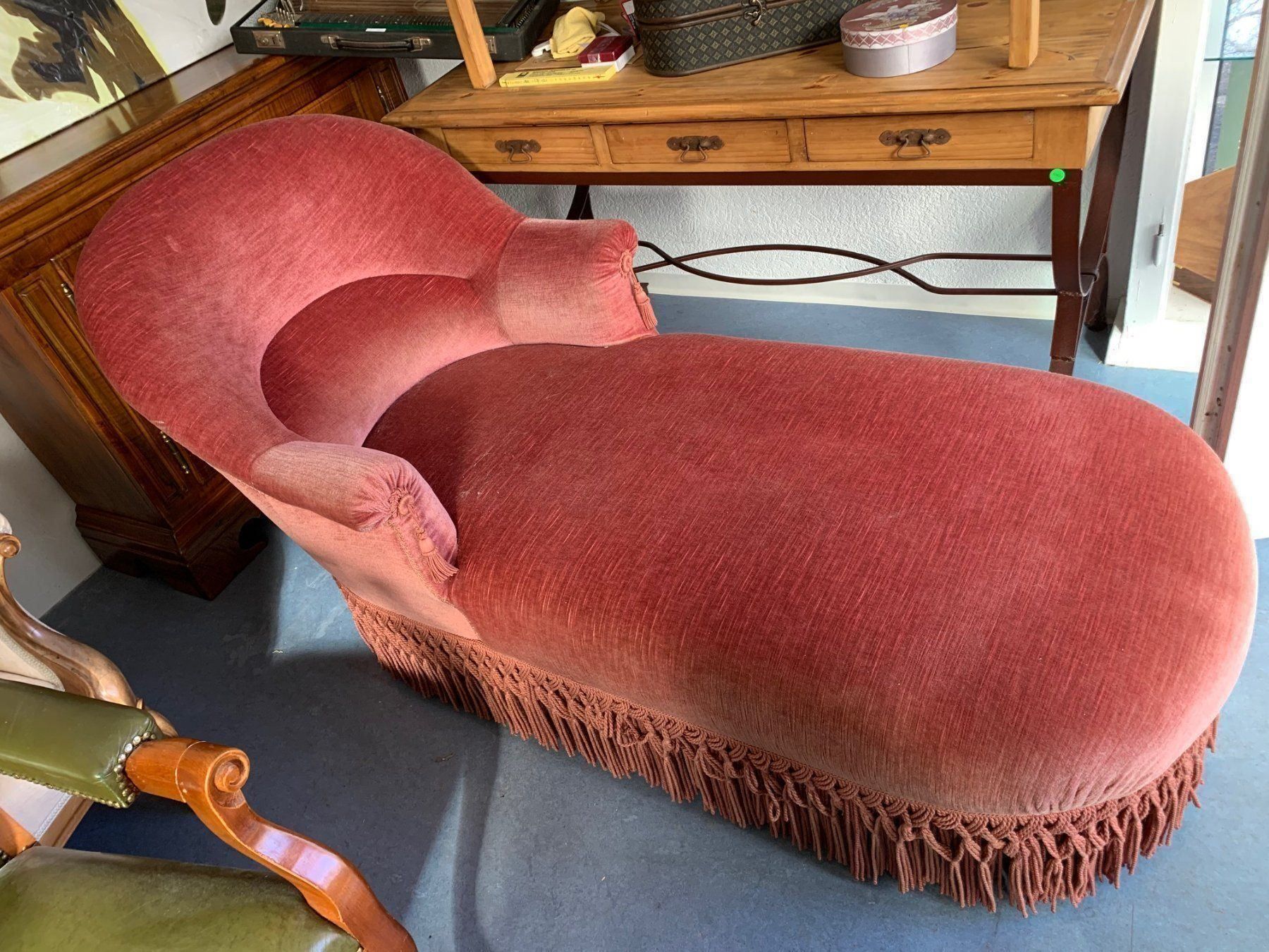 Sedie a sdraio: Chaise Longe original antik Stoffbezogen – Usato da Koblenz venduto da Forellenteich 4