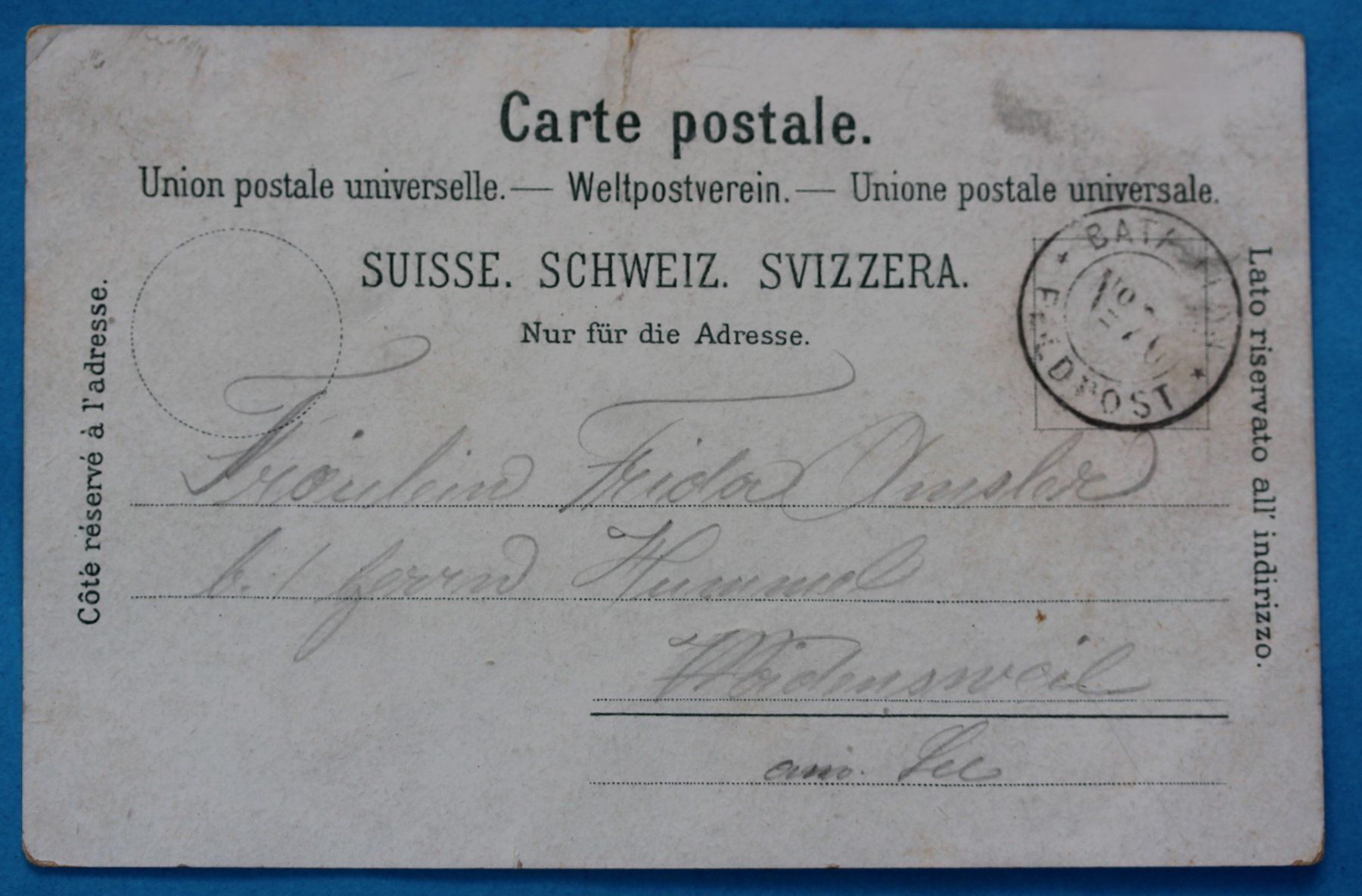 Ansichtskarten: NIEDERHASLI LITHO AK – Gebraucht aus Lotzwil von pirolh 1