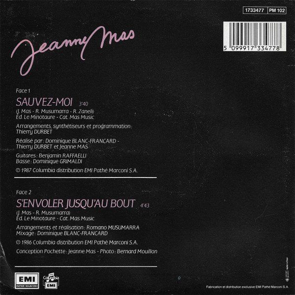 Schallplatten: Mas Jeanne: Sauvez-Moi 7" – Gebraucht aus Steinhausen von Vilivinili 1
