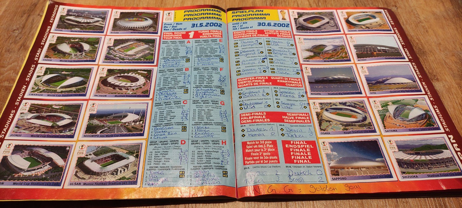 Panini Alben: Panini Korea Japan 2002 - komplett – Gebraucht aus Unterägeri von  1