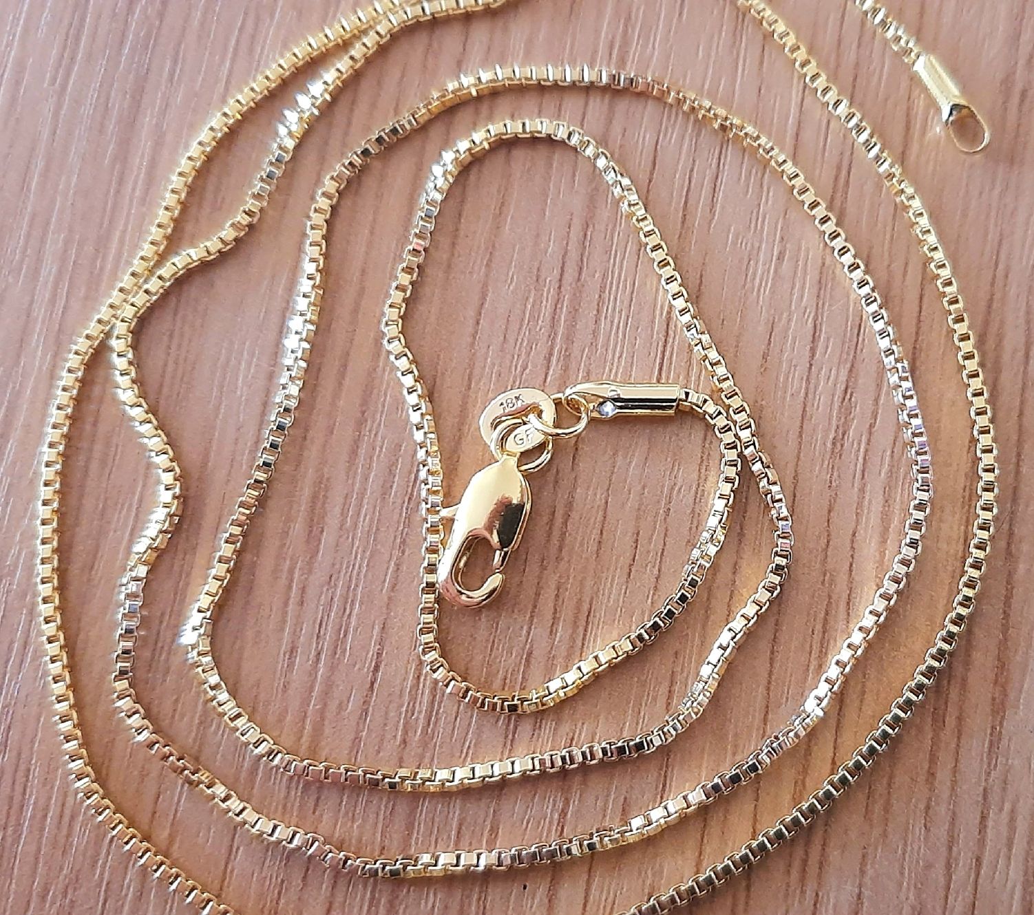 Ketten: Chaînette plaqué or 18k – Neu und originalverpackt aus St-Imier von supernova21 2