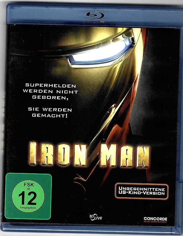 Tutti i DVDs: Iron Man - Blu-ray Film – Usato da Dörflingen venduto da Super-Bob