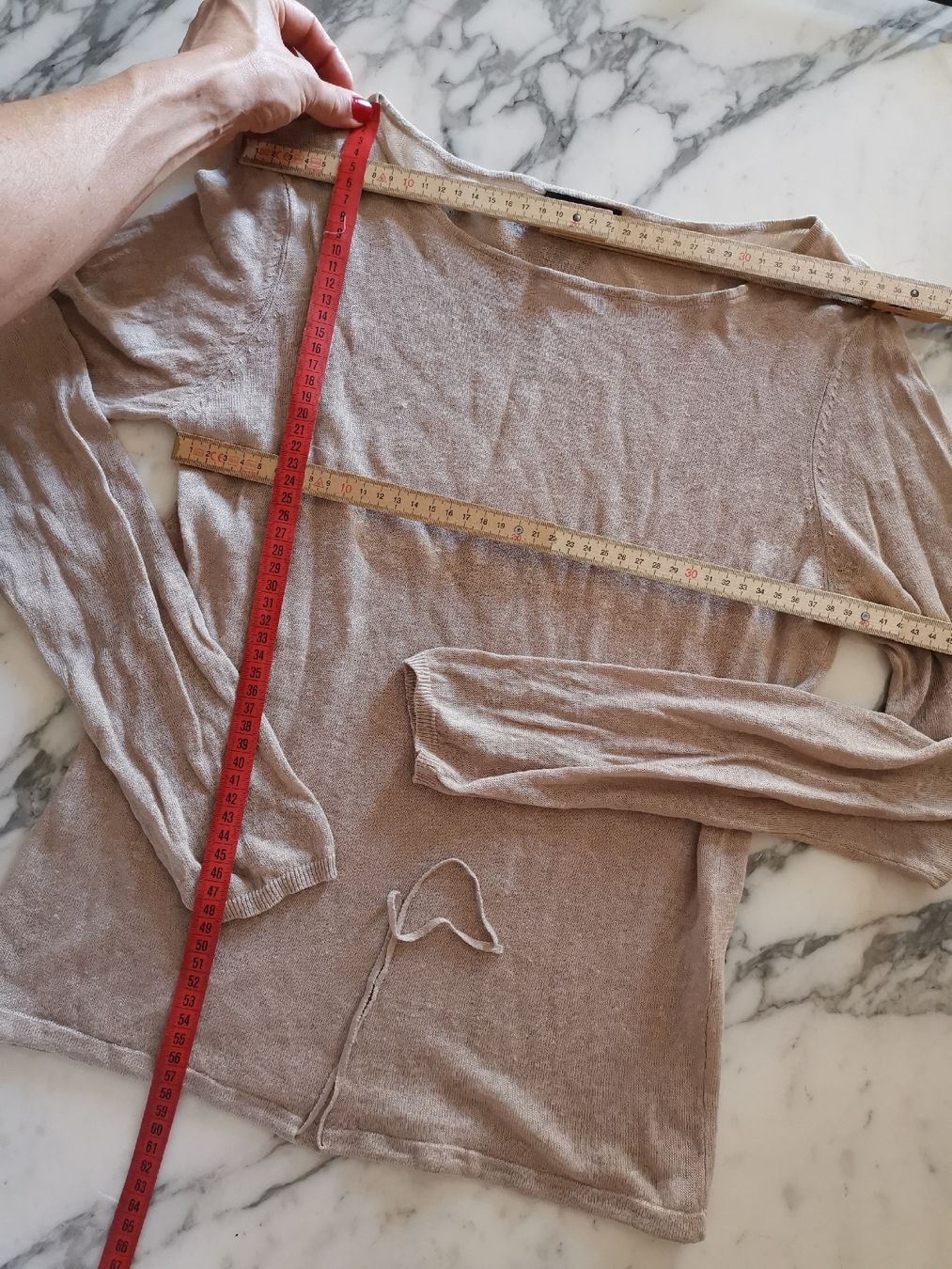 Pulls & Sweat-shirts: Luftiger Leinenpulli von Beck München  – D'occasion à Uerikon par pink_flamingo 4