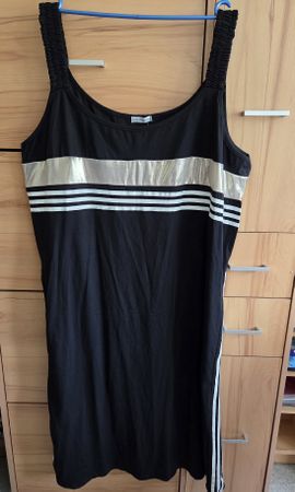 Sportlich Maxi Trägerkleid Grosse Grösse Baumwolle Gr 54/56
