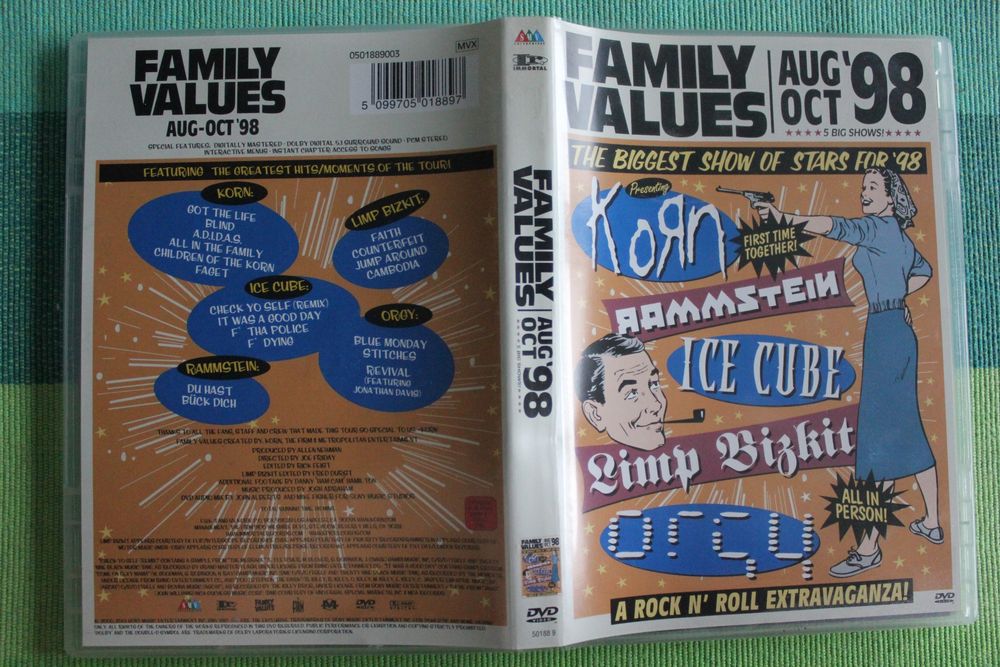 Family Values August October 1998 DVD Rammstein (2013) Kaufen auf Ricardo