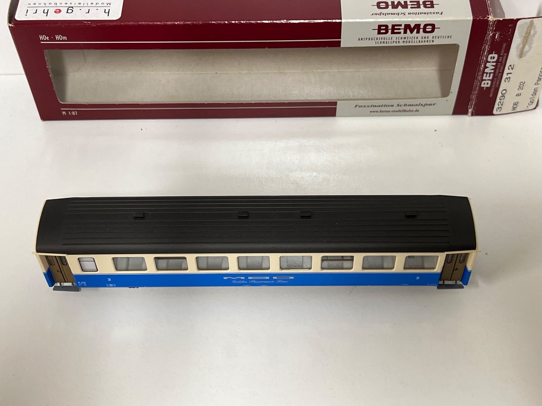Bemo Modelleisenbahnen: Bemo 3290 312 MOB B 202 "Golden Panoramic Line" – Gebraucht aus Neuenhof von ludovicco 5