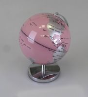 Pinkfarbener Globus