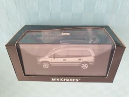 MINICHAMPS Modellauto Vauxhall Zafira 1999 silver Metal 1:43