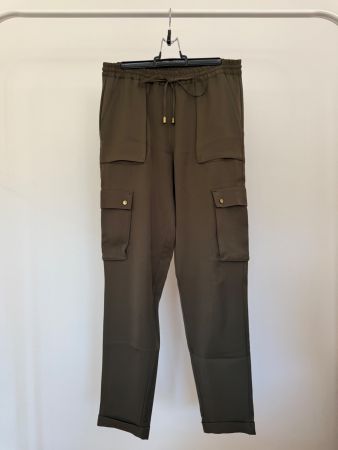 Khakifarbene Cargohose, Gr. 34