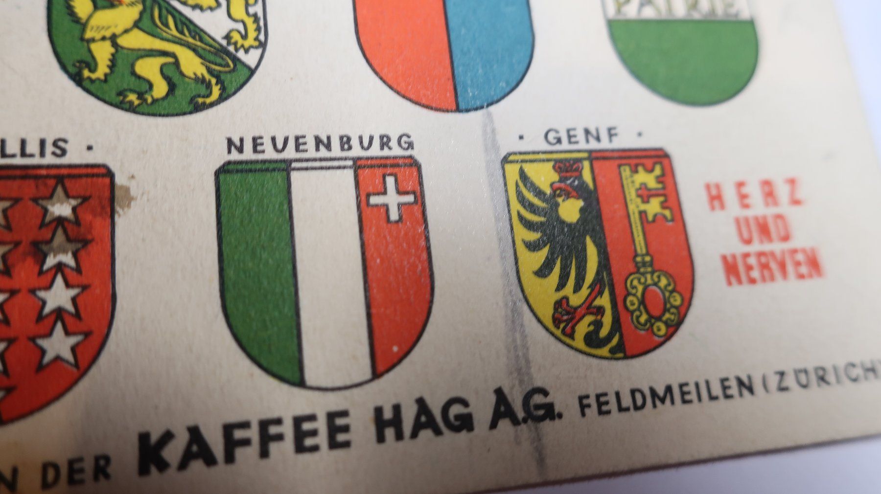 Ansichtskarten: Die Kantonswappen der Schweiz – Gebraucht aus Cormoret von Pascalll2001 3