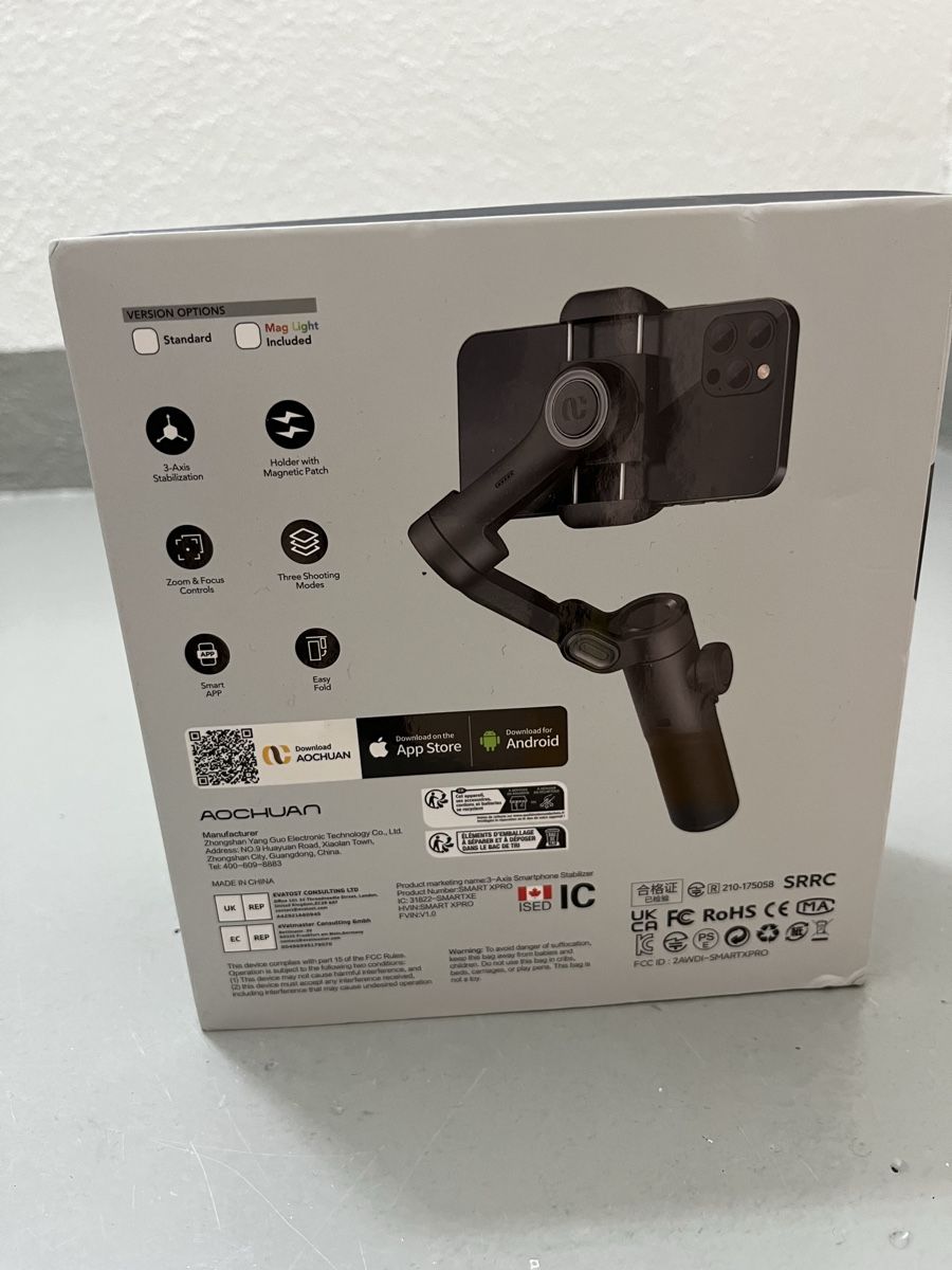 Altro in Decorazioni & Accessori: Smartphone Stabilizer - Aochuan Smart XE - new, never used – Nuovo e nell'imballaggio originale da Affoltern am Albis venduto da dan_jm8b 1