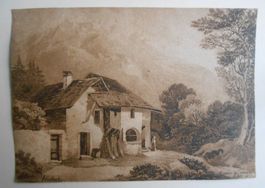 Maison des Demoiselles. Aquarelle de Hubert.