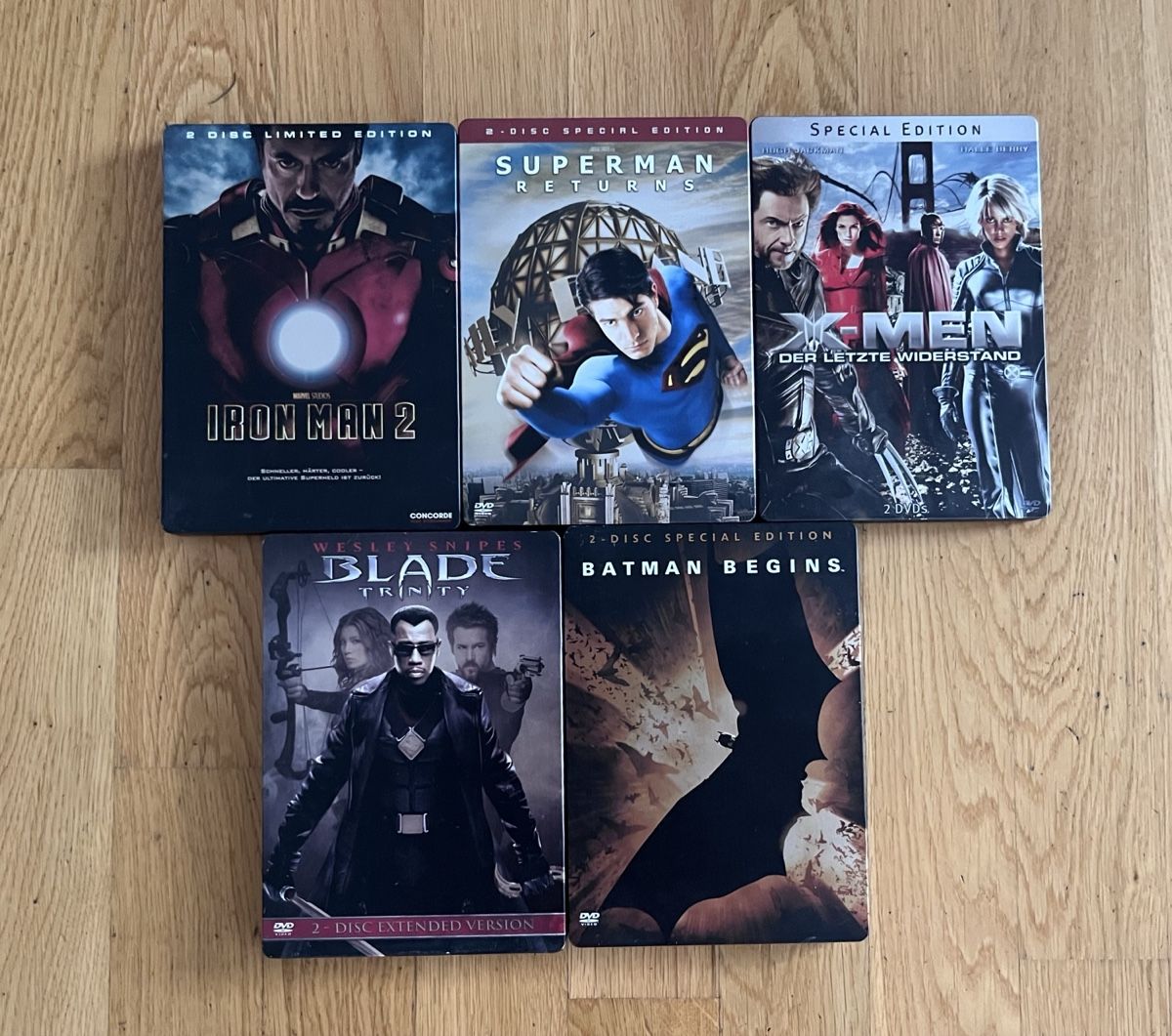Tous les DVDs: 5x Superhelden Sci-Fi DVD Steelbook/Special Edition Set – Neuf (Voir description) à St. Gallen par Starlord77