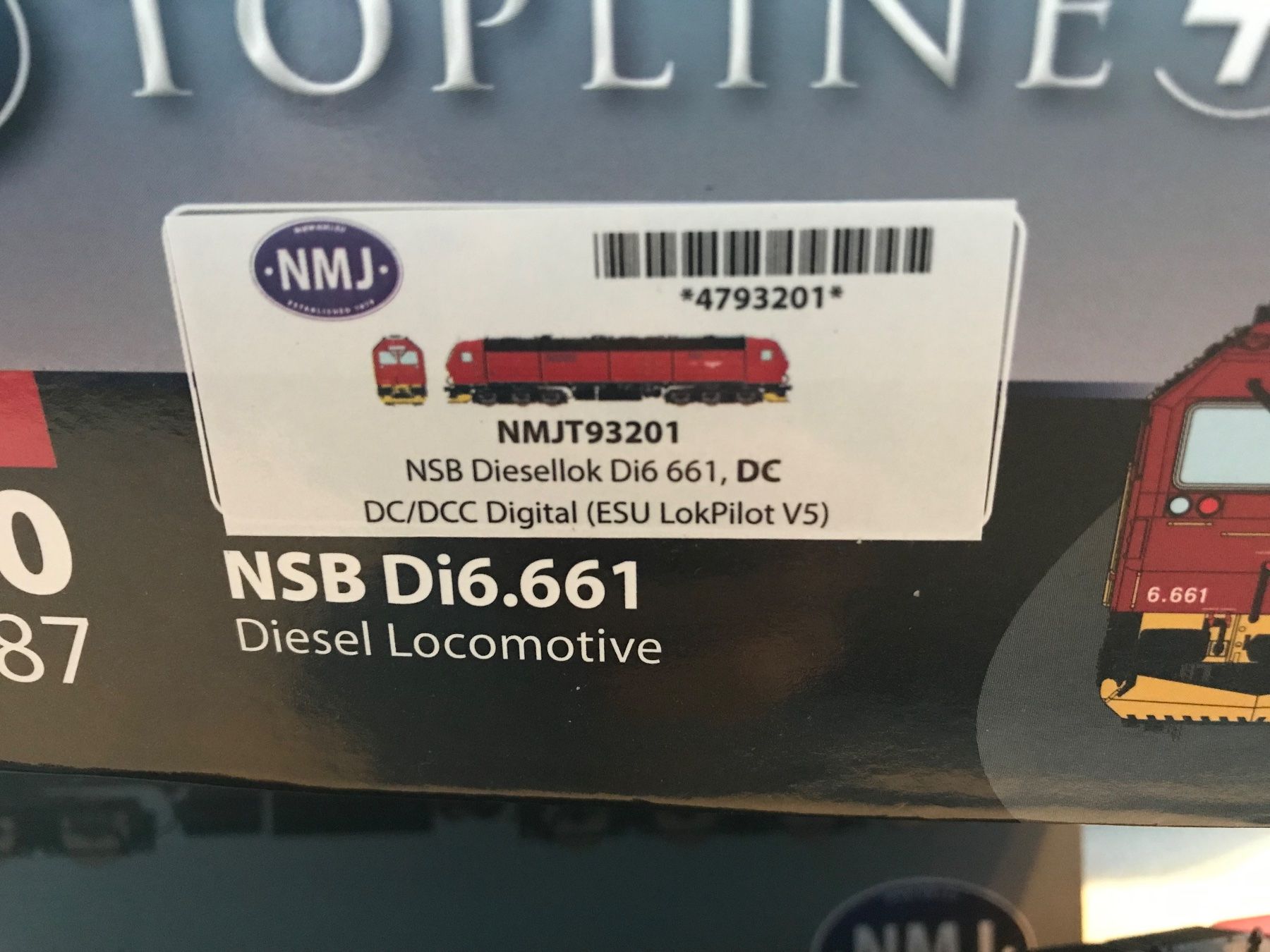 Modellini di ferrovie: Nagelneue Di6 der NSB , NMJ – Nuovo e nell'imballaggio originale da Glis venduto da 1Hector1 4