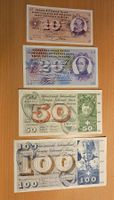 Banknoten Schweiz 5. Emission, Erhaltung I-III 1954-1977