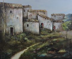 - Italienisches Gemälde - 60x70cm