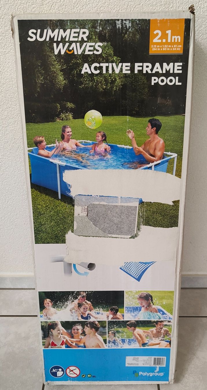 Schwimmbad: Pool 2.1m Summer Waves active frame Pool!!! NEU!!! – Neu (gemäss Beschreibung) aus Derendingen von rosarossa01