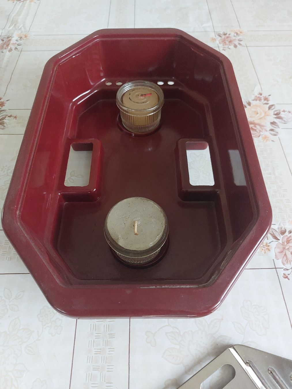 Elettrodomestici da cucina: Rechaud mit Kerzen 30cm lang – Usato da Landquart venduto da Cedes 1