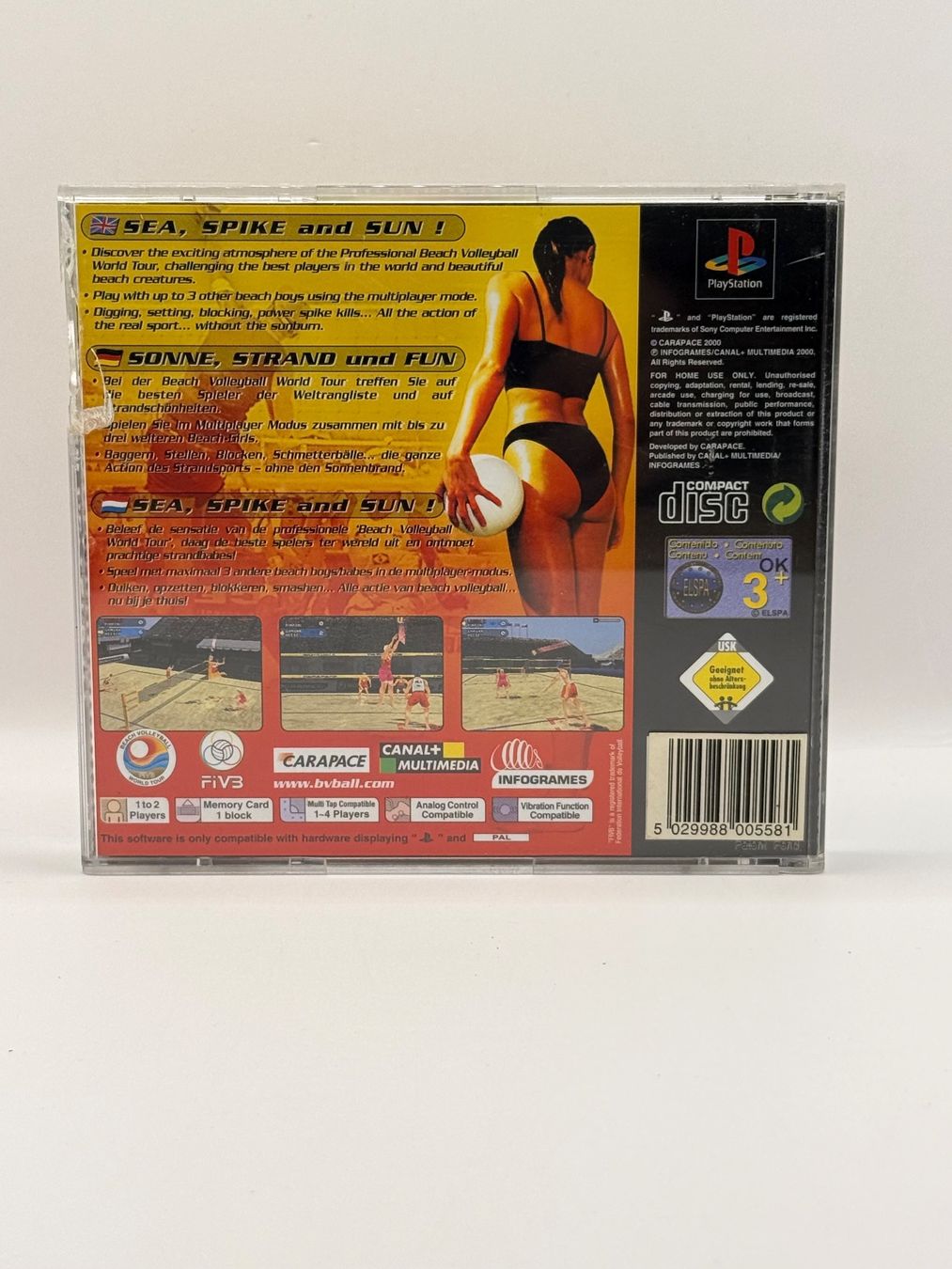 Sony Giochi: Beach Volleyball  -  Playstation 1 - OVP – Usato da Dietikon venduto da gab_qz7y 1