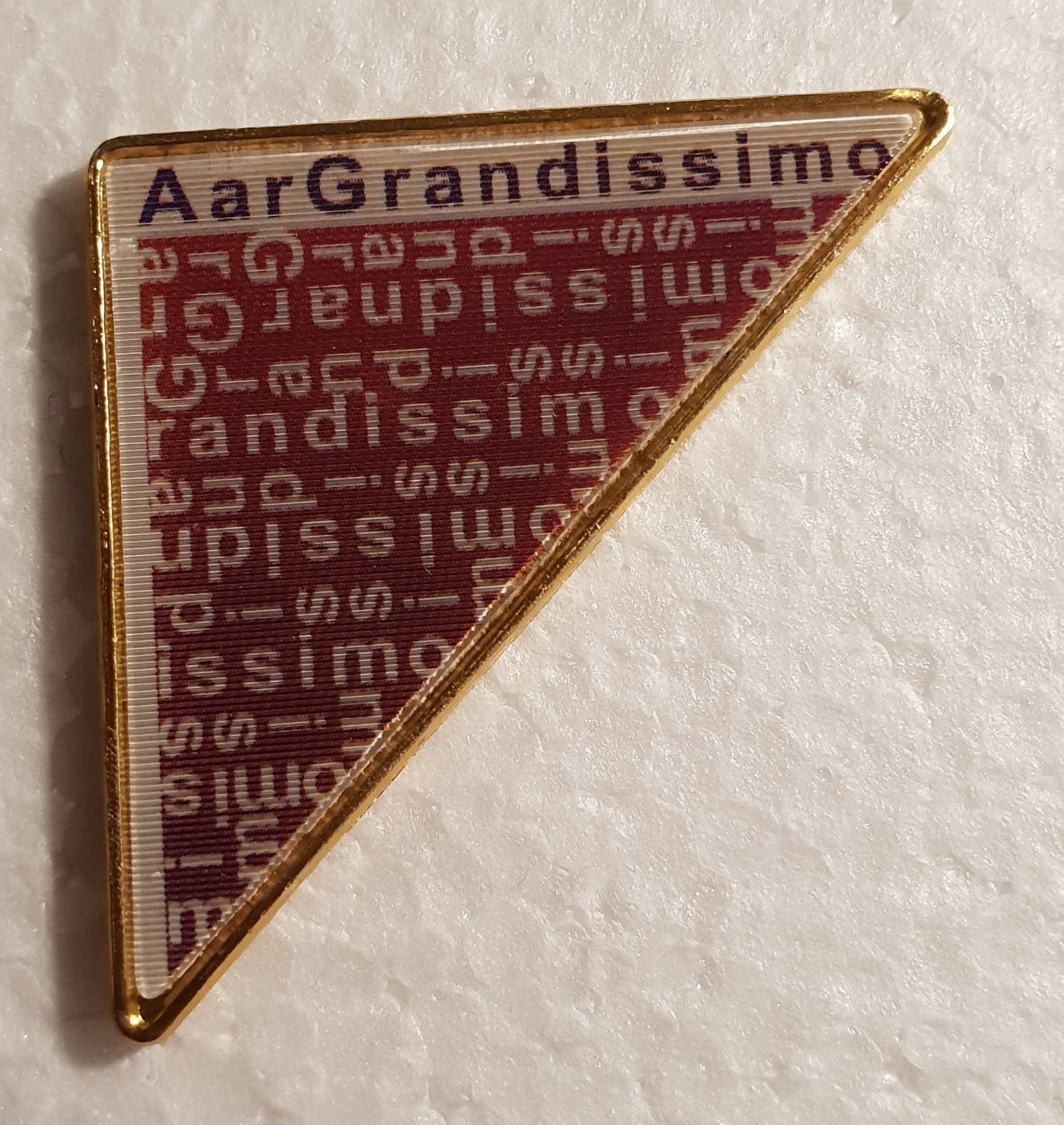 Plaketten & Abzeichen: Pin Set 2 Stück reflektierend Aar Grandissimo – Gebraucht aus Härkingen von specialshapes