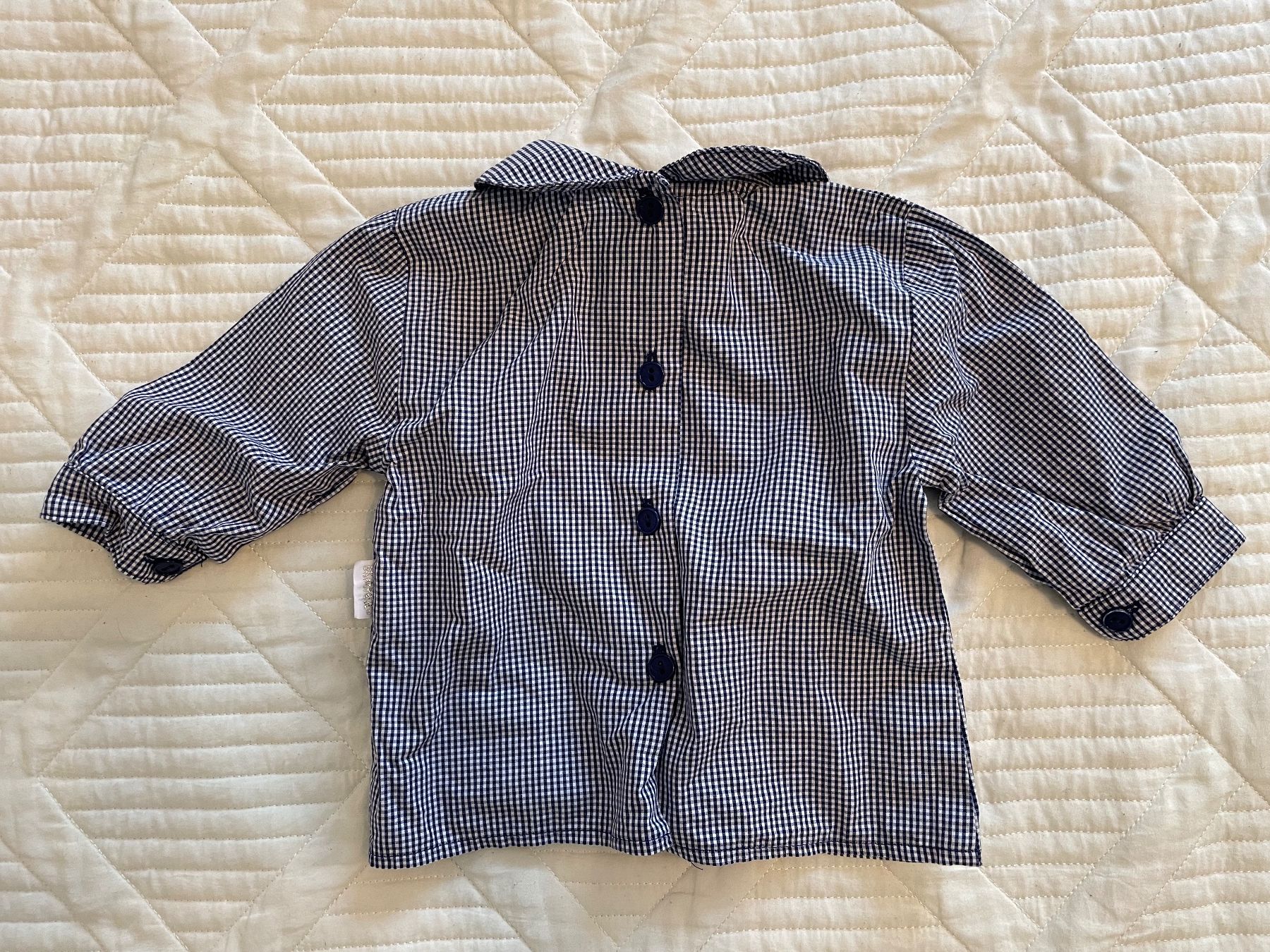 Camicie, T-shirt & Polo: Gr.62 Baby dunkelblau Hemd – Usato da Kaltbrunn venduto da mar_7jpc 1