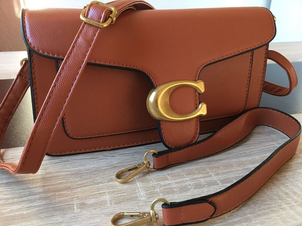 COMPUKAS Creolen Aus Kunstleder - Braune Ohrringe Mit Hoop Design Für Damen