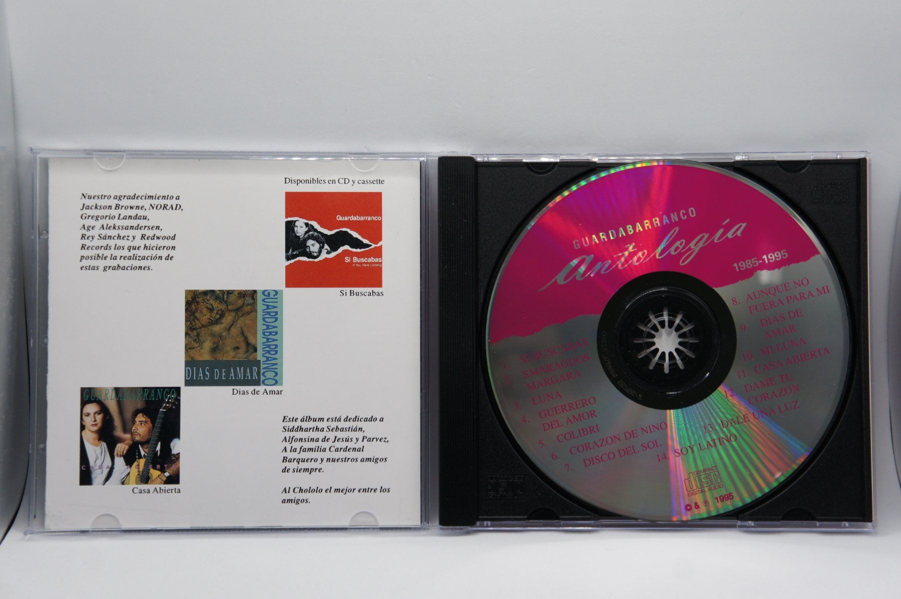 CD: CD Guardabarranco Antologia 1985-1995 – Usato da Ernetschwil venduto da luisvonerni 2
