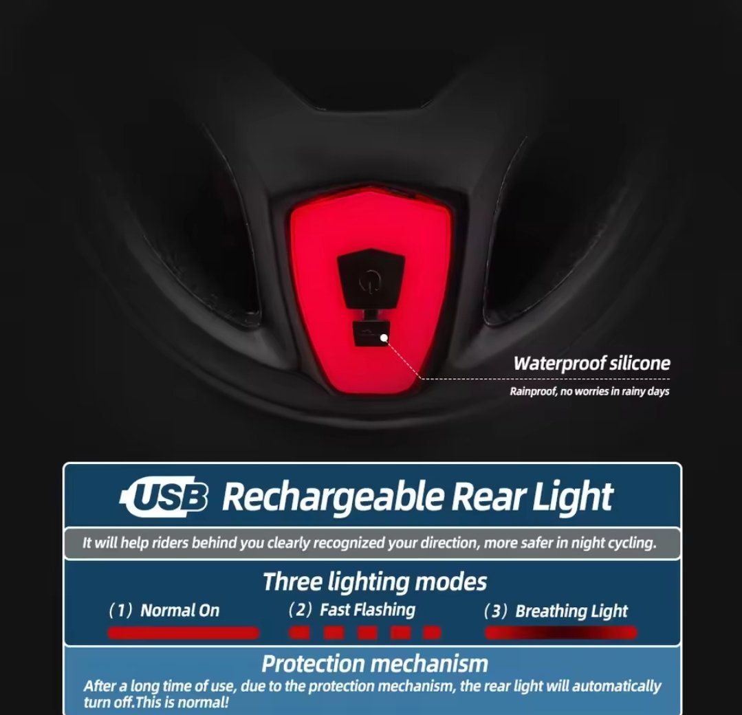 Caschi: Fahrrad Helm LED Licht – Nuovo e nell'imballaggio originale da Suhr venduto da sjay.Cv 6