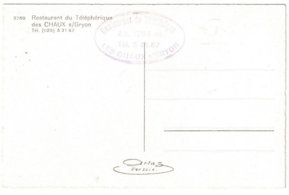 Cartoline postali: Gryon - 6 Bild AK Les Chaux – Usato da Binningen venduto da Mountainrider 1